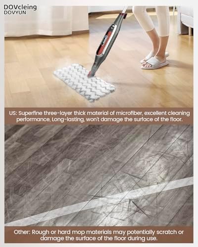 2 Pack Steam Mop Replacement Pads Compatible with Shark Steam Mop
