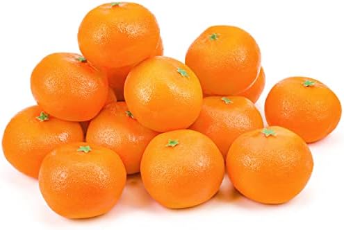 Toopify 16 Pcs Artificial Oranges for Home Decoration