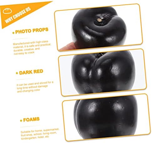 Amosfun 2sets Realistic Artificial Plum Decorations