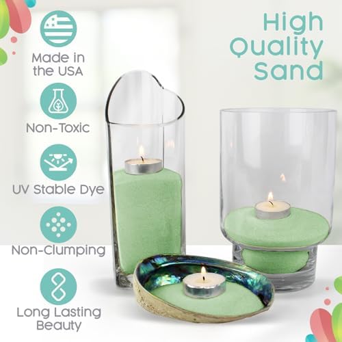 Sandsational Sparkle Mint Green Unity Sand 15 LB