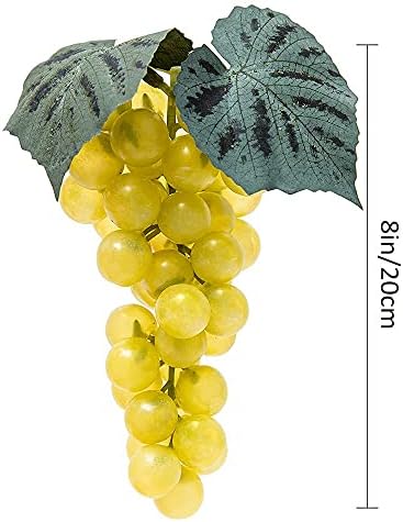 3 Bunches Realistic Fake Grapes for Decoration