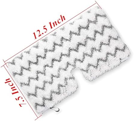 4 Pack Replacement Microfiber Cloth Heads for Shark Steam Mop S3500 Series
