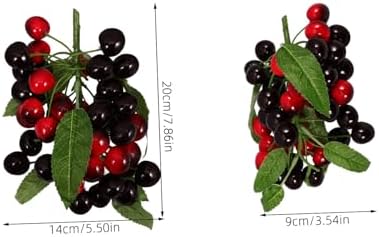 Realistic Cherry Ornaments for Home Decor