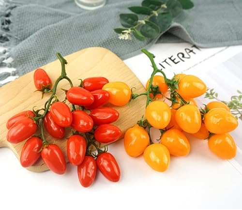 YIKANGHENG Red Cherry Tomato Artificial Fruit Set