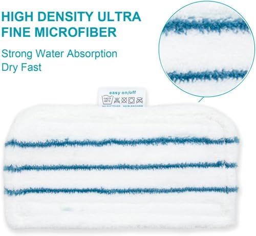 8 Pack SMP20 Washable Steam Mop Pads for BlackDecker Models