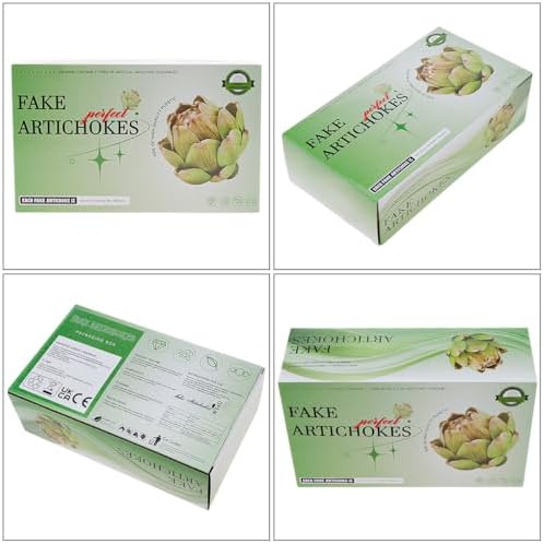 6Pcs Artificial Artichoke Decor for Home Kitchen Centerpiece
