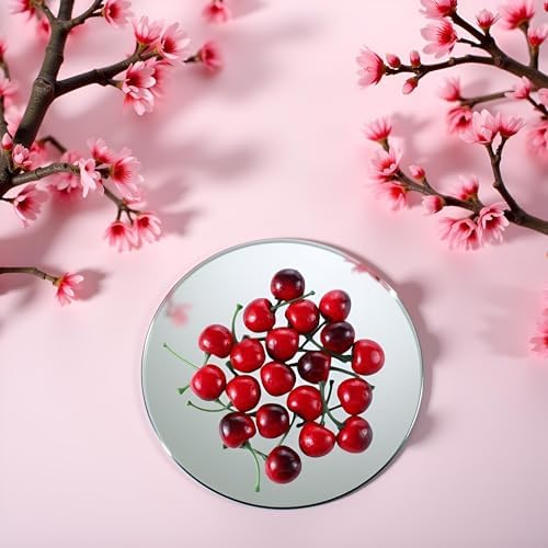 20Pcs Artificial Cherries Black and Red
