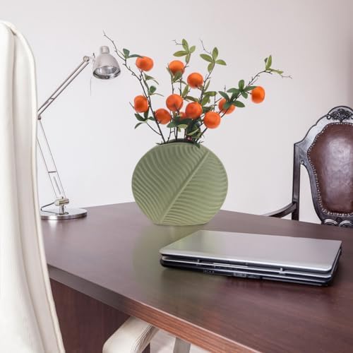Woration 4PCS Artificial Orange Branches with Fruit