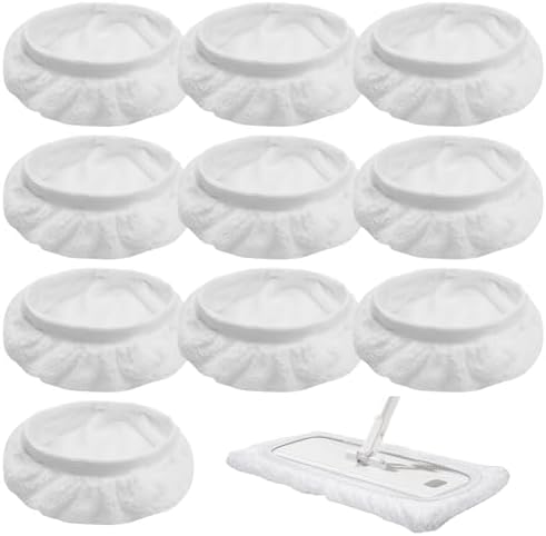 10Pcs Steam Mop Pads for Handheld Steam Cleaner Universal Microfiber Cloths