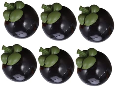 PRETYZOOM 6pcs Artificial Fruit Decor for Home Photography Props