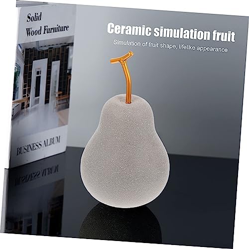 Adorable Ceramic Fruit Shape Ornament for Holiday Decor
