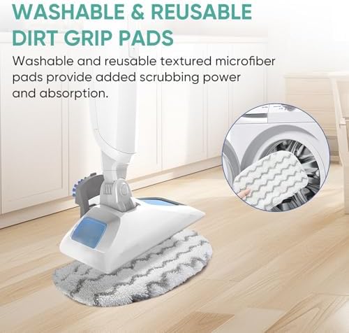 BIHARNT 6 Pack Steam Mop Replacement Pads for Bissell Powerfresh Models