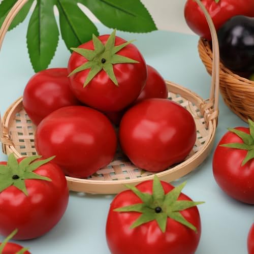 Gresorth 6pcs Artificial Lifelike Tomato Decor