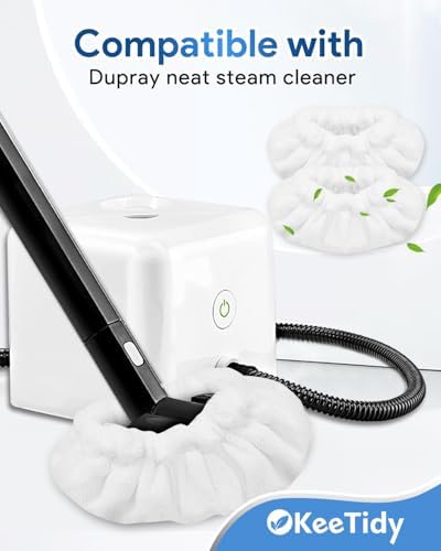 KeeTidy Steam Cleaner Attachments 2 Large Rectangle 4 Small Triangle Bonnets