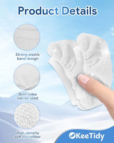 KeeTidy 15 Pack Handheld Steam Cleaner Pads