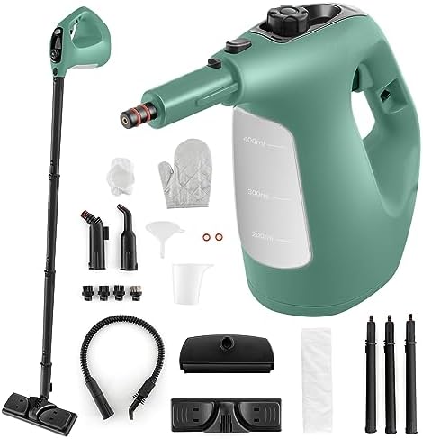 Goplus Multipurpose Handheld Steam Cleaner with 17 Accessories