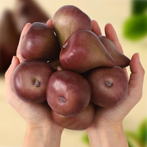 12 Pcs Artificial Figs Realistic Lifelike Home Decor