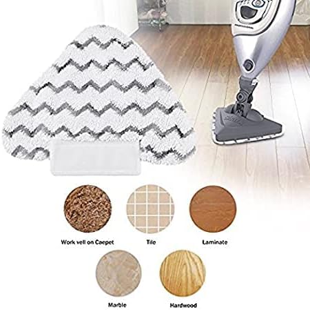 6 Pack Steaming Mop Replacement Pads for Shark Steam Mop Series