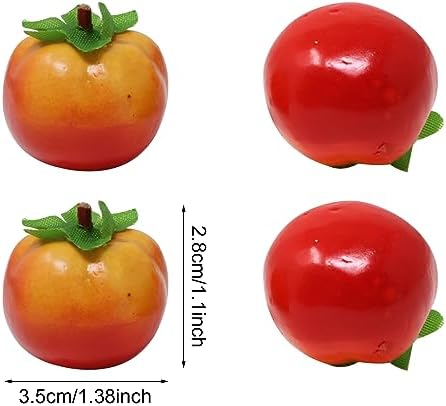 20PCS Realistic Foam Tomato Decorations
