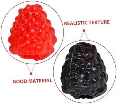 Zerodeko 40pcs Artificial Strawberry Decor Display