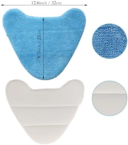 3 Pack Reusable Microfiber Steam Mop Pads for Hoover and Vax