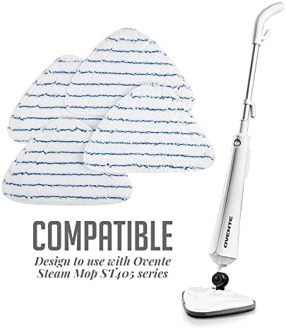 OVENTE Steam Mop Replacement Pads ST405 Series Pack of 4