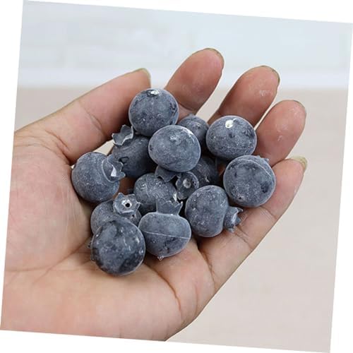 100pcs Lifelike Blueberry Foam Fruit Decor for Home Classroom