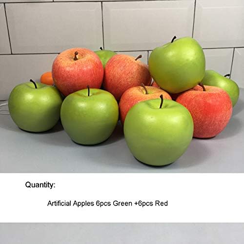 12Pcs Artificial Fruit for Home Kitchen Party Wedding Decor