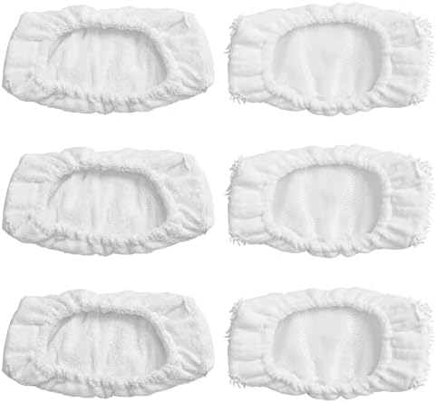 Ximoon Reusable Mop Pads 6 Pack for Oreck Steam Mop