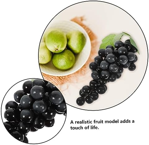Zerodeko 3pcs Foam Grape String Artificial Fruit Decor