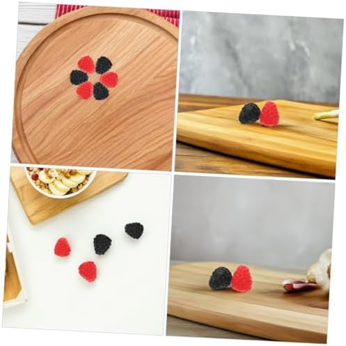 12pcs Lifelike Raspberry Models for Wedding and Photography Decor