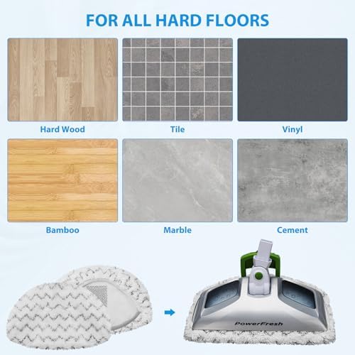 Extolife 6 Pack Steam Mop Replacement Pads for Bissell Powerfresh