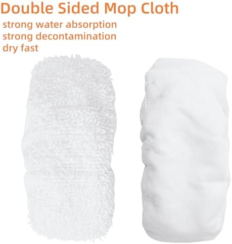 Reusable Mop Pads Replacement for Oreck Steamer Mop 2 Pack