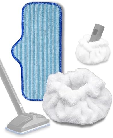 Steam Cleaner Accessories for Dupray Microfiber Pads and Triangle Bonnet Set