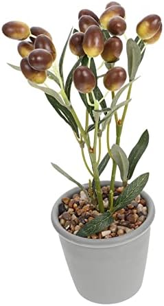 ARTIBETTER Artificial Faux Fruit Bonsai Potted Plant Decor