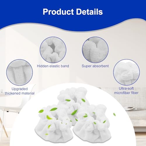Small Triangle Bonnets for Dupray Steam Cleaner 3 Pack Reusable