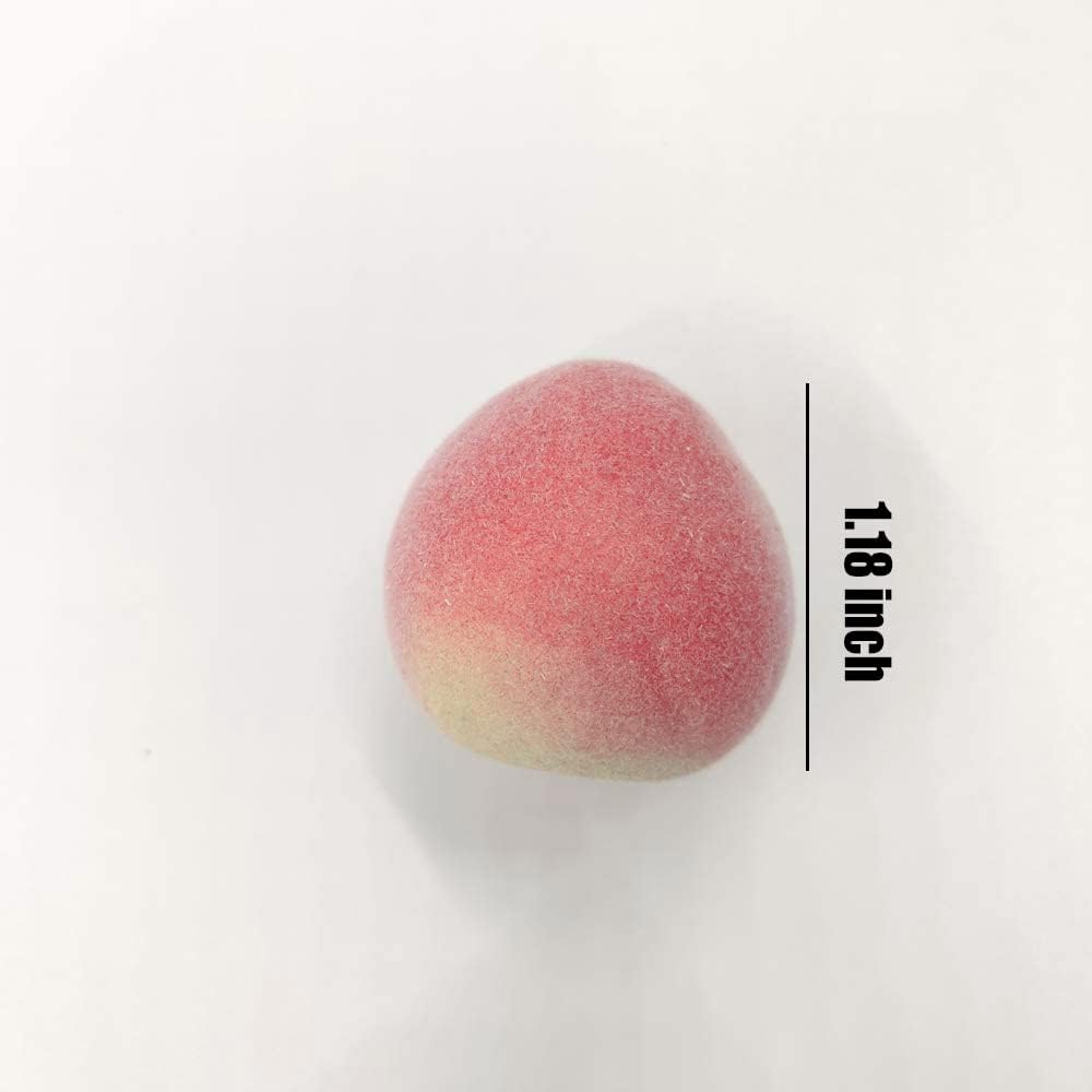 Mini Artificial Peach Set 20 Pcs for Home Decoration
