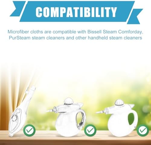 4PCS Steam Mop Pads for Handheld Steamers