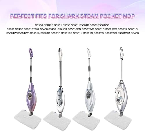 Steam Mop Replacement Pads for Shark S3500 Series 3 Pack