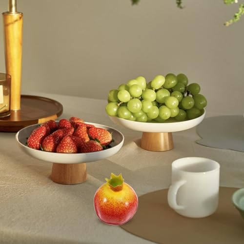 Realistic Simulated Pomegranate Fruit Ornament 299In Plastic Decor