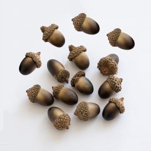 50Pcs Artificial Acorns Lifelike Decor for DIY Crafts