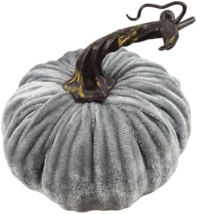 Mini Fake Pumpkins - 10cm Artificial Velvet Decorations for Fall