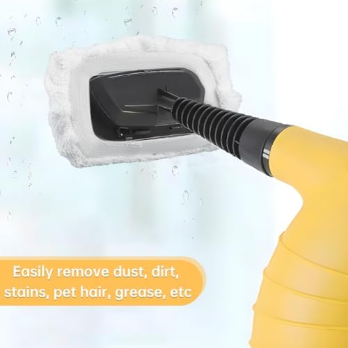 Loyanger Steam Mop Replacement Pads 4pcs White Microfiber Covers