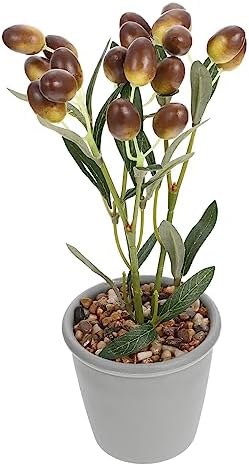 PRETYZOOM Artificial Fruit Bonsai Decor for Home Office