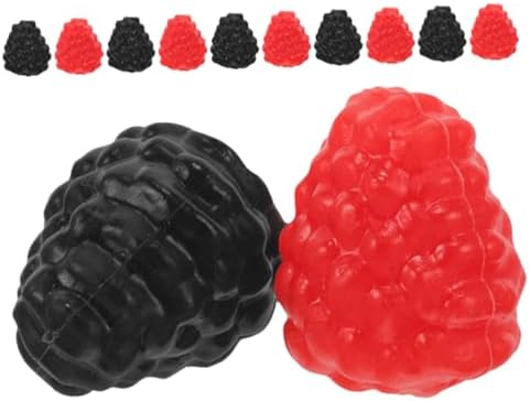12pcs Lifelike Raspberry Models for Home Decor and Events