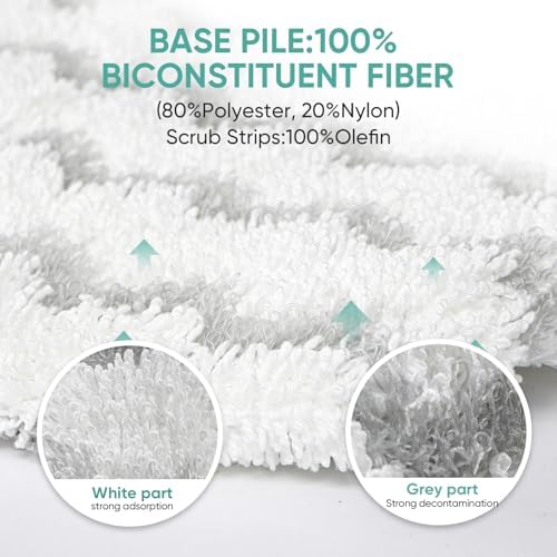 BIHARNT 6 Pack Steam Mop Replacement Pads for Bissell Powerfresh Models