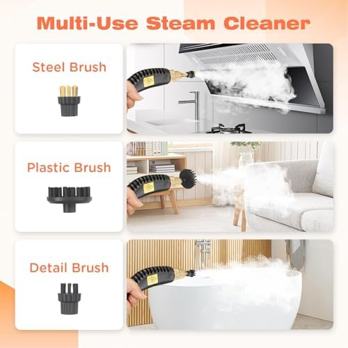 Multipurpose Handheld Steam Cleaner with 6 Speed Knob