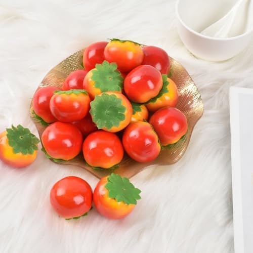 Mini Artificial Tomato 40PCS for Home Kitchen Decor