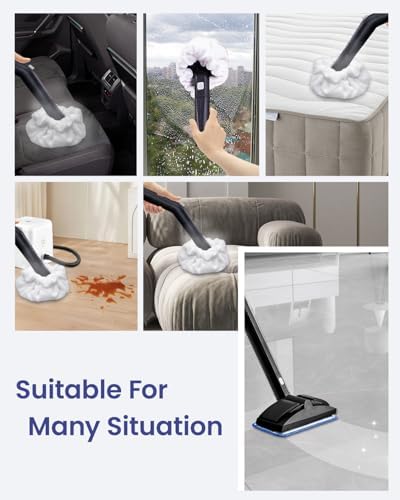 Steam Cleaner Accessories for Dupray Microfiber Pads and Triangle Bonnet Set