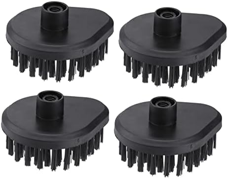 VICASKY 4pc Steam Cleaner Brush Set for Bathroom Tile